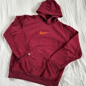 Nike Men's Maroon Hoodie
